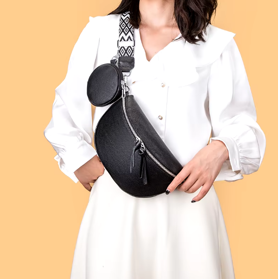 Urban Chic Duo: Bolso Crossbody con Mini-Monedero Integrado