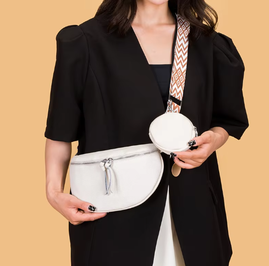 Urban Chic Duo: Bolso Crossbody con Mini-Monedero Integrado